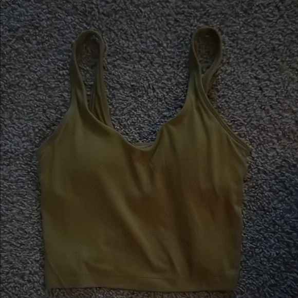 Lululemon Olive Green Women's Top - Picture 1 of 2